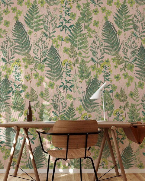 FLAX WALLPAPER | Botanical | FWP-BTN-06